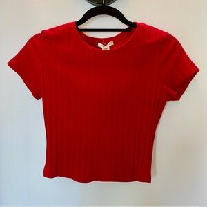 Bozzolo Crop Top | Red | L
